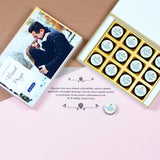 Anniversary Invitations - 12 Chocolate Box - All Printed Chocolates (Sample)