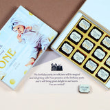 Birthday Invitations - 12 Chocolate Box - All Printed Chocolates (Sample)