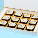 Birthday Invitations - 12 Chocolate Box - All Printed Chocolates (Sample)