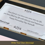 Special Personalised Chocolates for Friendship Day (with Wrapped Chocolates)