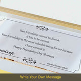 Friendship's Day Gift with Personalized Wrapped Chocolates