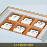 Sibling Love - Personalized Gift Box & Chocolates (Rakhi Pack Optional)