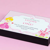 Birthday Invitations - 12 Chocolate Box - Alternate Printed Chocolates (Minimum 10 Boxes)