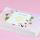 Birthday Invitations - 12 Chocolate Box - Middle Two Printed Chocolates (Minimum 10 Boxes)