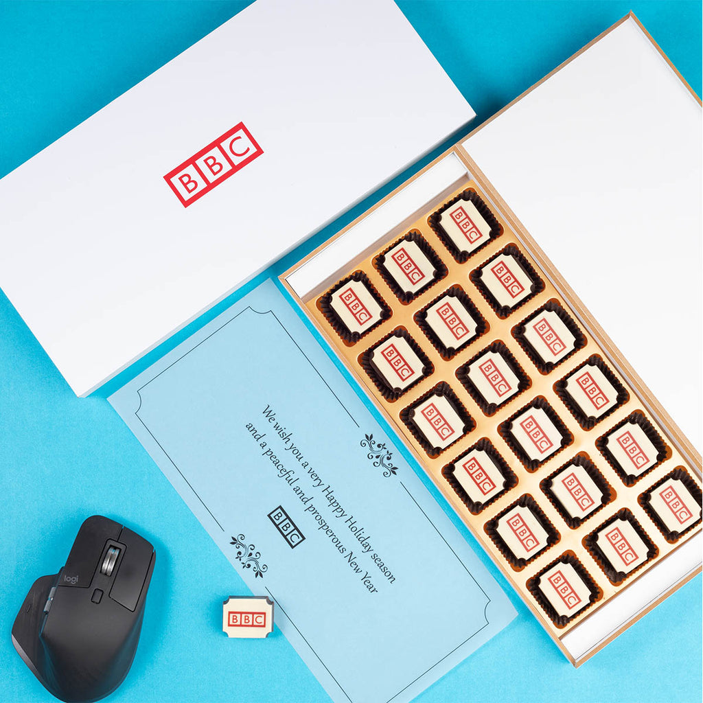 Corporate Gifts - 18 Chocolate Box - All Printed Chocolates (Sample)