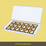 Personalized Anniversary Gift Box & Chocolates (with Printed Chocolates)