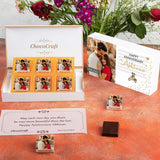 Romantic Anniversary Gift Photo on Chocolates (with Wrapped Chocolates)