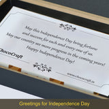 Pinwheel Tricolour Design Gift for Independence Day with Wrapped Chocolates