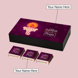 Personalised Chocolate Gift Box for Ganesh Chaturthi (with Wrapped Chocolates)