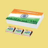 Tricolour Design Gift for Independence Day with Wrapped Chocolates