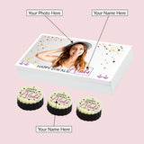 Elegant Personalised Diwali Gift with Printed Chocolates