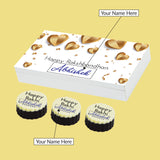 Loving Hearts - Gift with Printed Chocolates (Rakhi Pack Optional)