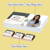 Beautiful Modern Design Personalised Chocolate Gift Box for Birthday (with Wrapped Chocolates)