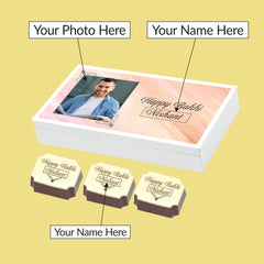 Best Friend for Life - Gift with Printed Chocolates (Rakhi Pack Optional)