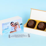 Anniversary Invitations - 2 Chocolate Box - Assorted Chocolates (Minimum 10 Boxes)
