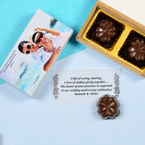 Anniversary Invitations - 2 Chocolate Box - Assorted Chocolates (Sample)