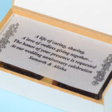 Anniversary Invitations - 2 Chocolate Box - Assorted Chocolates (Minimum 10 Boxes)
