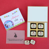 1st Birthday Return Gifts - 4 Chocolate Box - All Printed Chocolates (Minimum 10 Boxes)