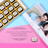 Anniversary Invitations - 18 Chocolate Box - All Printed Chocolates (Minimum 10 Boxes)