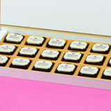 Anniversary Invitations - 18 Chocolate Box - All Printed Chocolates (Minimum 10 Boxes)