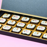 Birthday Invitations - 18 Chocolate Box - Printed Candies (Minimum 10 Boxes)