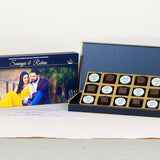 Anniversary Invitations - 18 Chocolate Box - Alternate Printed Chocolates (Sample)