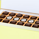 Anniversary Invitations - 18 Chocolate Box - Middle Four Printed Chocolates (Sample)