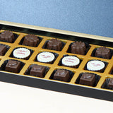 Birthday Invitations - 18 Chocolate Box - Middle Four Printed Chocolates (Sample)