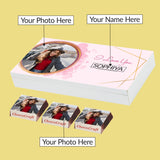 Photo Chocolate Personalised I Love You Gift (with Wrapped Chocolates)