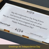 Independence Day Gift with Special Wrapped Chocolates