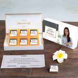 Beautiful Modern Design Personalised Chocolate Gift Box for Birthday (with Wrapped Chocolates)