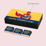 Beautiful Gift for Dad on Father's Day with Wrapped Chocolates