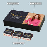 Personalized Congratulations Gift (with Wrapped Chocolates)