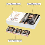 Special Chocolate Gift for Ganesh Chaturthi Personalised with Photo (with Wrapped Chocolates)