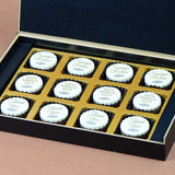 Anniversary Return Gifts - 12 Chocolate Box - All Printed Chocolates (Sample)