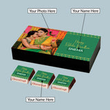 Precious Memories - Rakhi Gift for Sister with Wrapped Chocolates