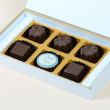 Anniversary Return Gifts - 6 Chocolate Box - Single Printed Chocolates (Sample)