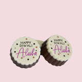 Elegant Personalised Diwali Gift with Printed Chocolates