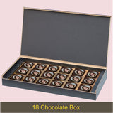 Black and Gold Design Personalized Congratulations Gift Box with Photo Chocolates