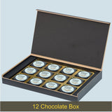 Diya Design Personalised Gift for Diwali with Printed Chocolates