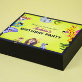 1st Birthday Return Gifts - 4 Chocolate Box - Alternate Printed Chocolate (Sample)