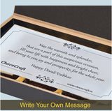 Diya Design Personalised Gift for Diwali with Printed Chocolates