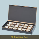 Personalized Black Congratulations Gift Box (with Printed Chocolates)