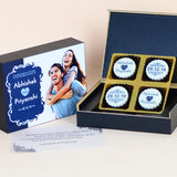 Anniversary Invitations - 4 Chocolate Box - All Printed Chocolates (Sample)