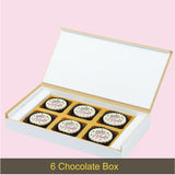 Elegant Personalised Diwali Gift with Printed Chocolates