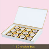 Elegant Personalised Diwali Gift with Printed Chocolates
