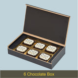 Personalized Black Congratulations Gift Box (with Printed Chocolates)