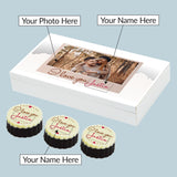 I Love You Chocolate Gift Box Personalized with Photo (with Printed Chocolates)