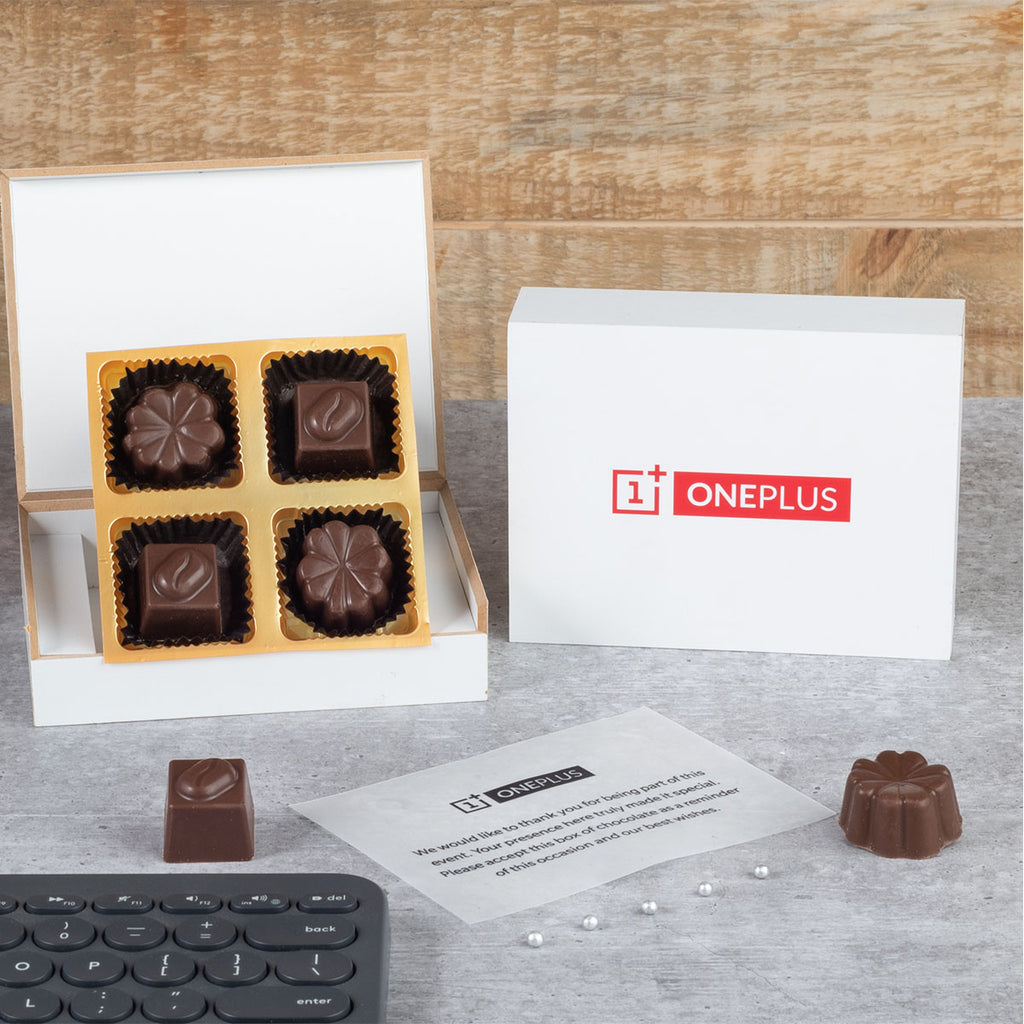 Corporate Gifts - 4 Chocolate Box - Assorted Chocolates (Sample)