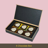 Elegant Purple Thank You Gift Box with Printed Chocolates
